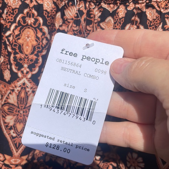 Free People Boho All About The Tiers Aline skirt size S - Picture 5 of 5